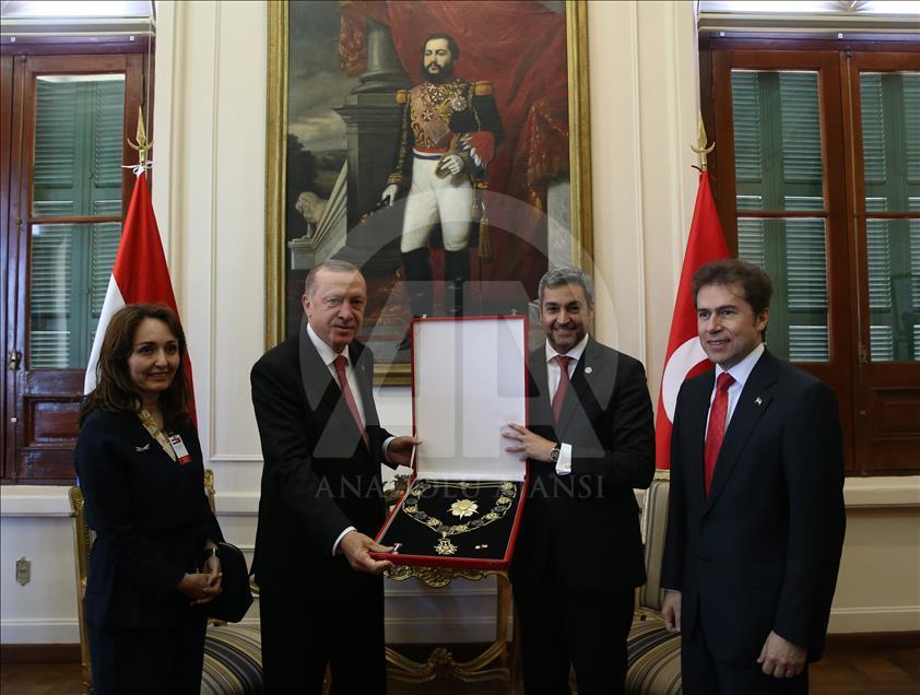 Cumhurbaşkanı Erdoğan Paraguay'da