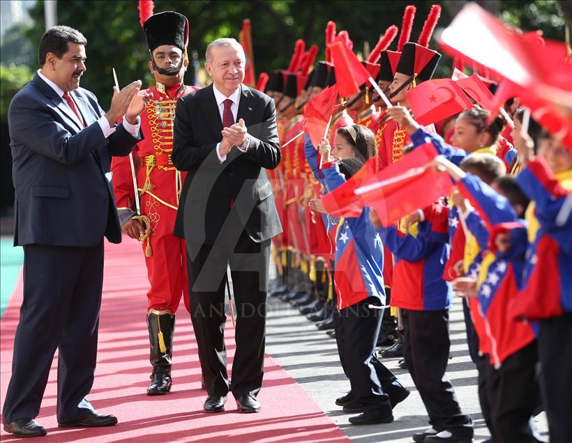 Cumhurbaşkanı Erdoğan Venezuela’da