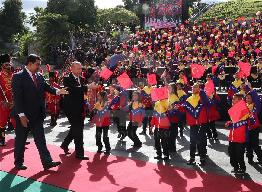 Cumhurbaşkanı Erdoğan Venezuela’da