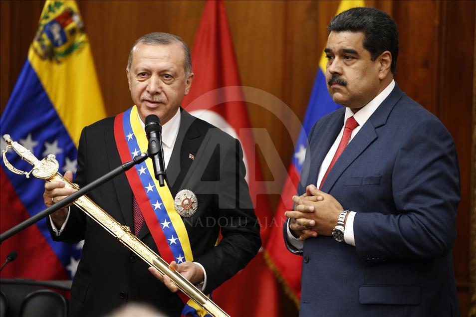 Cumhurbaşkanı Erdoğan Venezuela’da