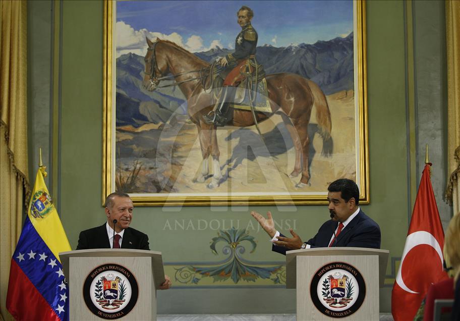 Cumhurbaşkanı Erdoğan Venezuela’da
