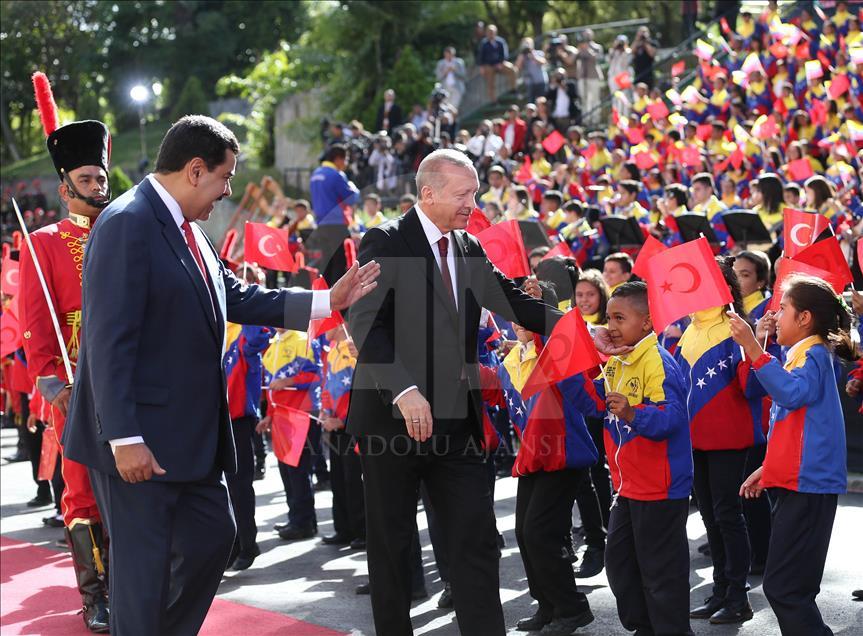 Cumhurbaşkanı Erdoğan Venezuela’da
