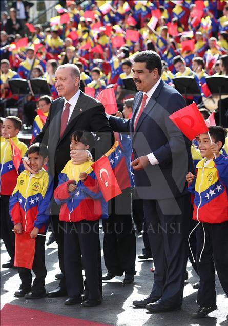 Cumhurbaşkanı Erdoğan Venezuela’da