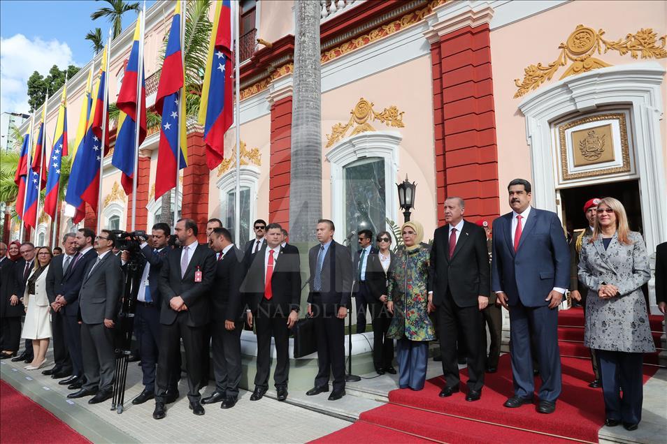 Cumhurbaşkanı Erdoğan Venezuela’da