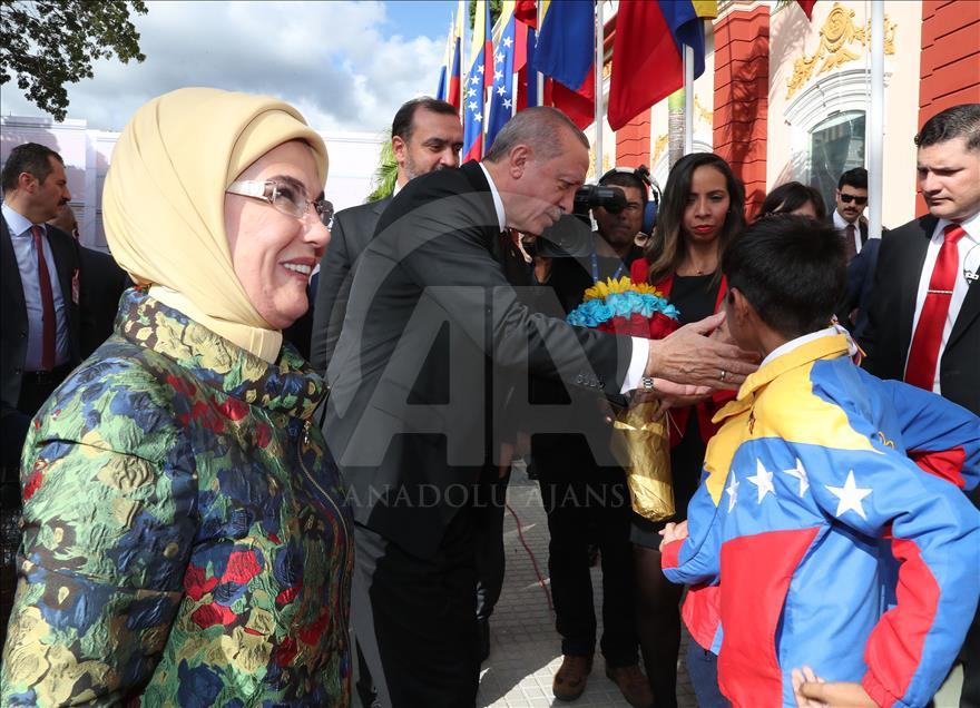 Cumhurbaşkanı Erdoğan Venezuela’da