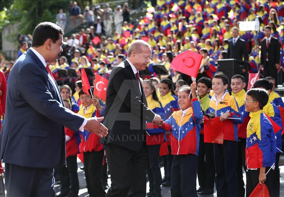Cumhurbaşkanı Erdoğan Venezuela’da