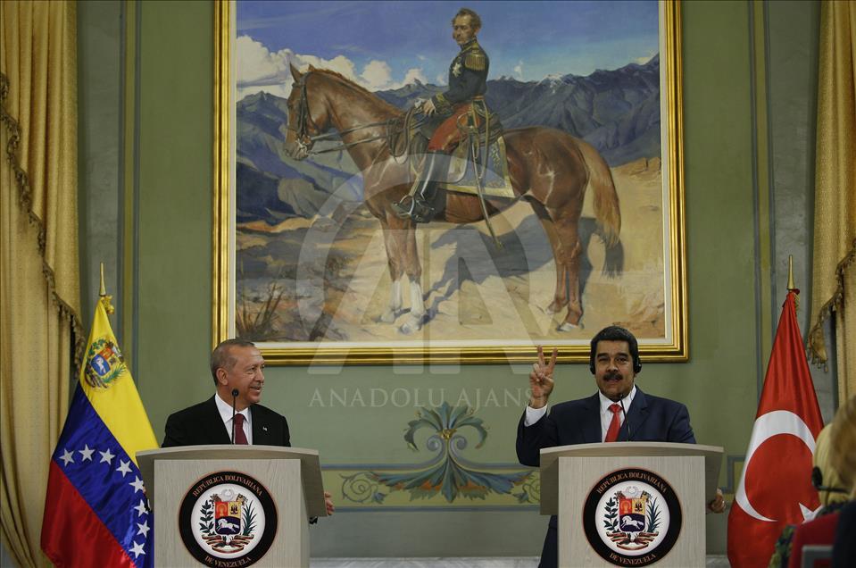 Cumhurbaşkanı Erdoğan Venezuela’da