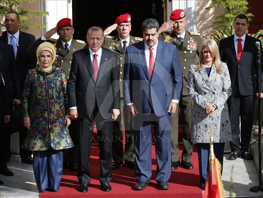 Cumhurbaşkanı Erdoğan Venezuela’da