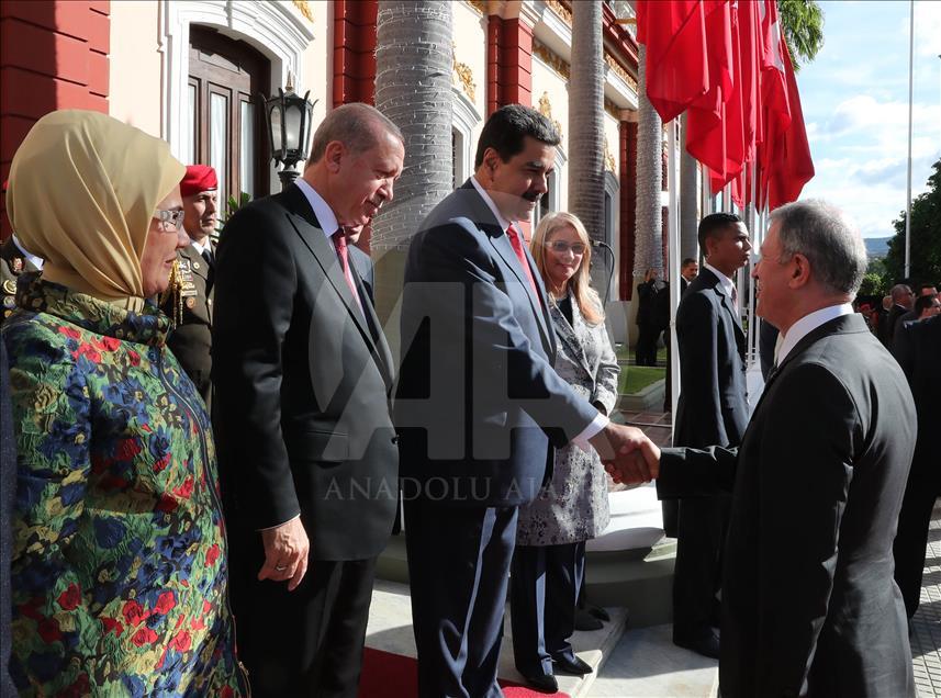 Cumhurbaşkanı Erdoğan Venezuela’da