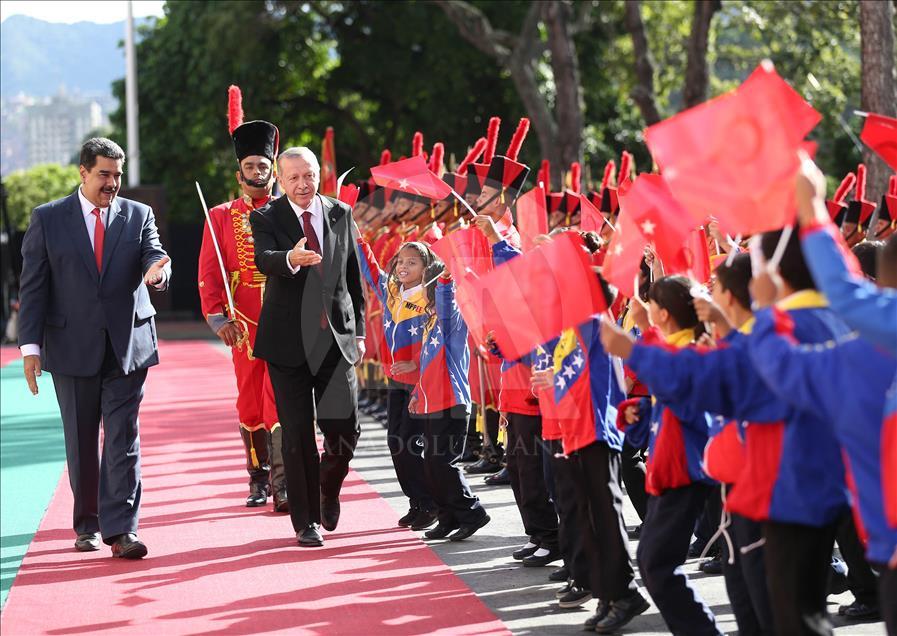 Cumhurbaşkanı Erdoğan Venezuela’da