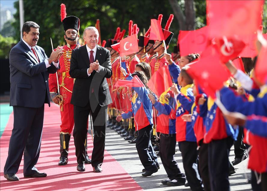 Cumhurbaşkanı Erdoğan Venezuela’da