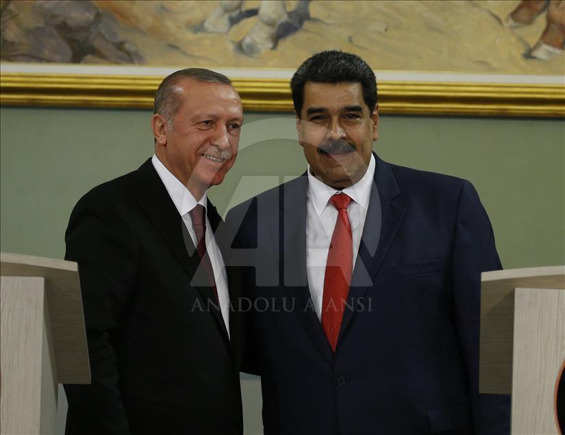 Cumhurbaşkanı Erdoğan Venezuela’da