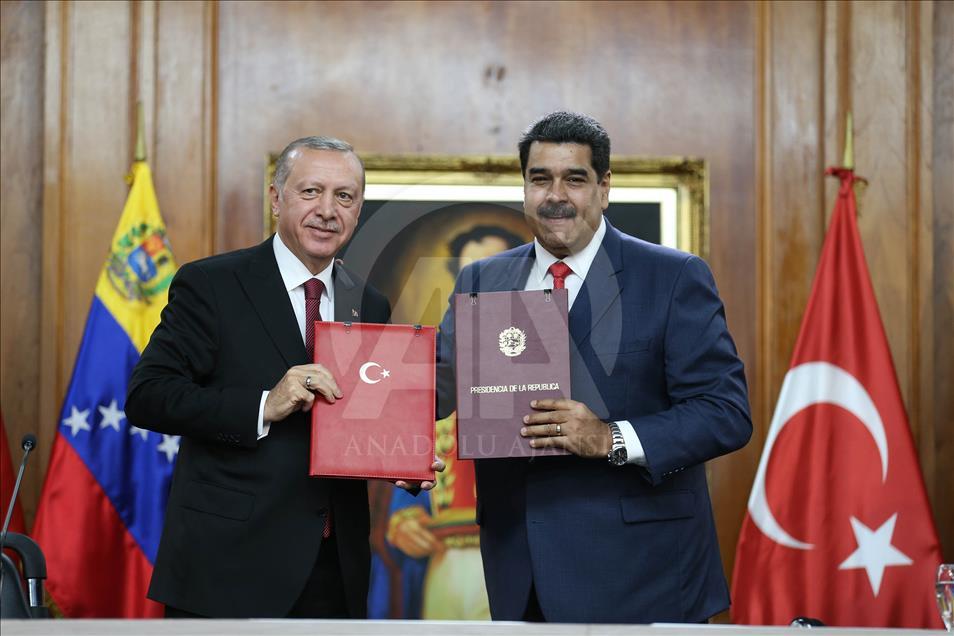 Cumhurbaşkanı Erdoğan Venezuela’da