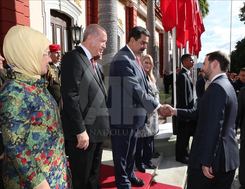 Cumhurbaşkanı Erdoğan Venezuela’da