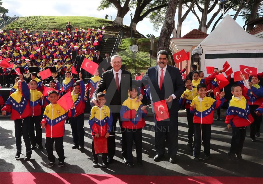 Cumhurbaşkanı Erdoğan Venezuela’da