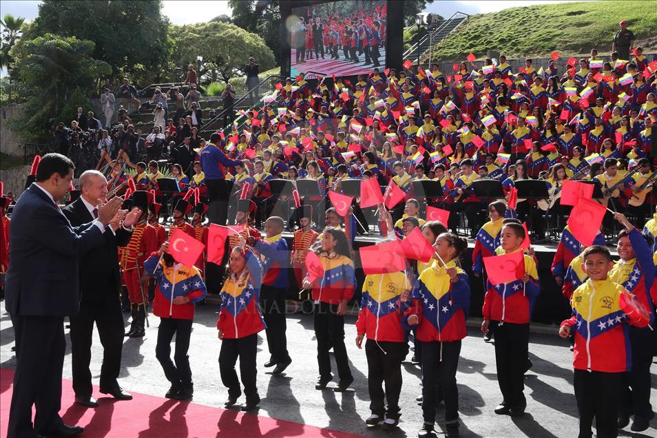 Cumhurbaşkanı Erdoğan Venezuela’da