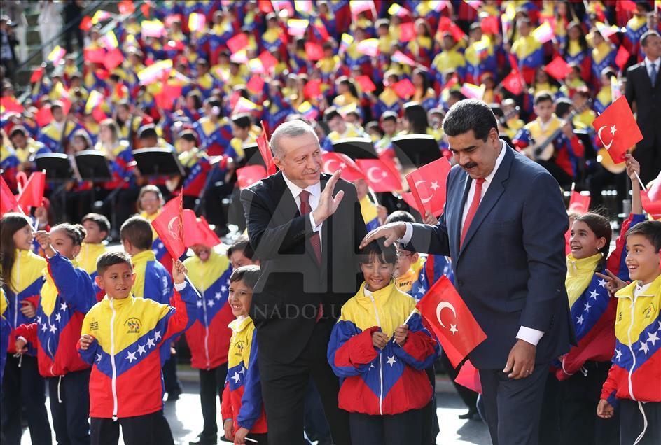 Cumhurbaşkanı Erdoğan Venezuela’da