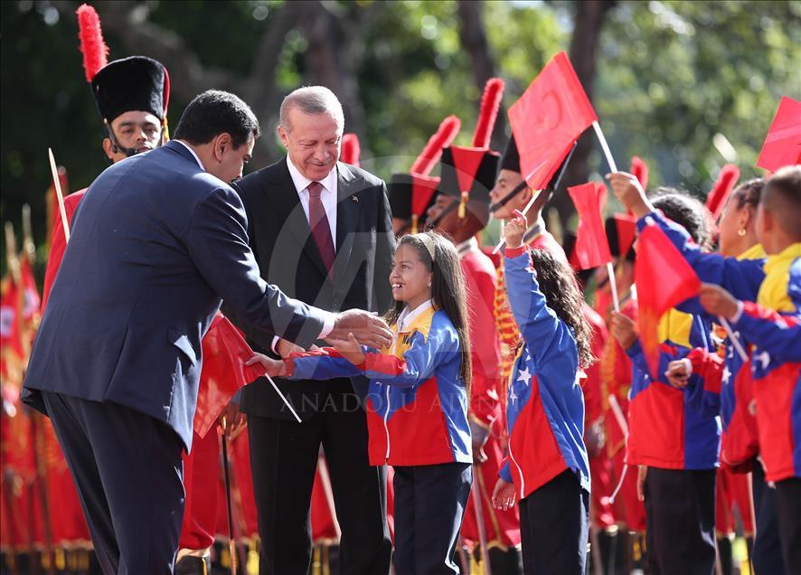 Cumhurbaşkanı Erdoğan Venezuela’da
