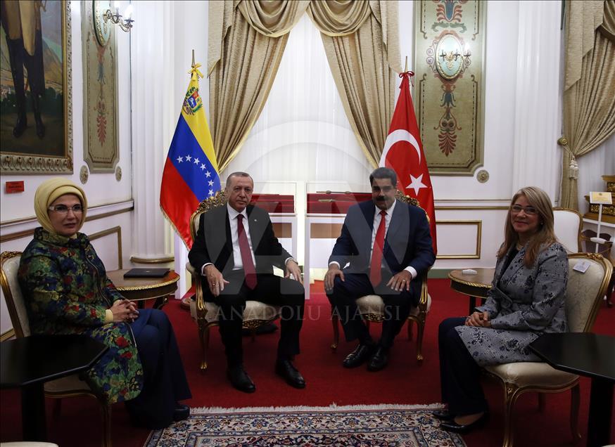 Cumhurbaşkanı Erdoğan Venezuela’da