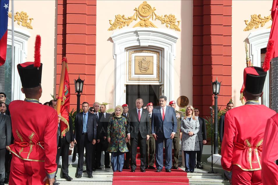 Cumhurbaşkanı Erdoğan Venezuela’da