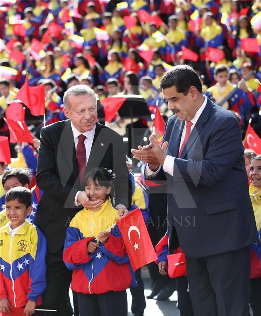 Cumhurbaşkanı Erdoğan Venezuela’da