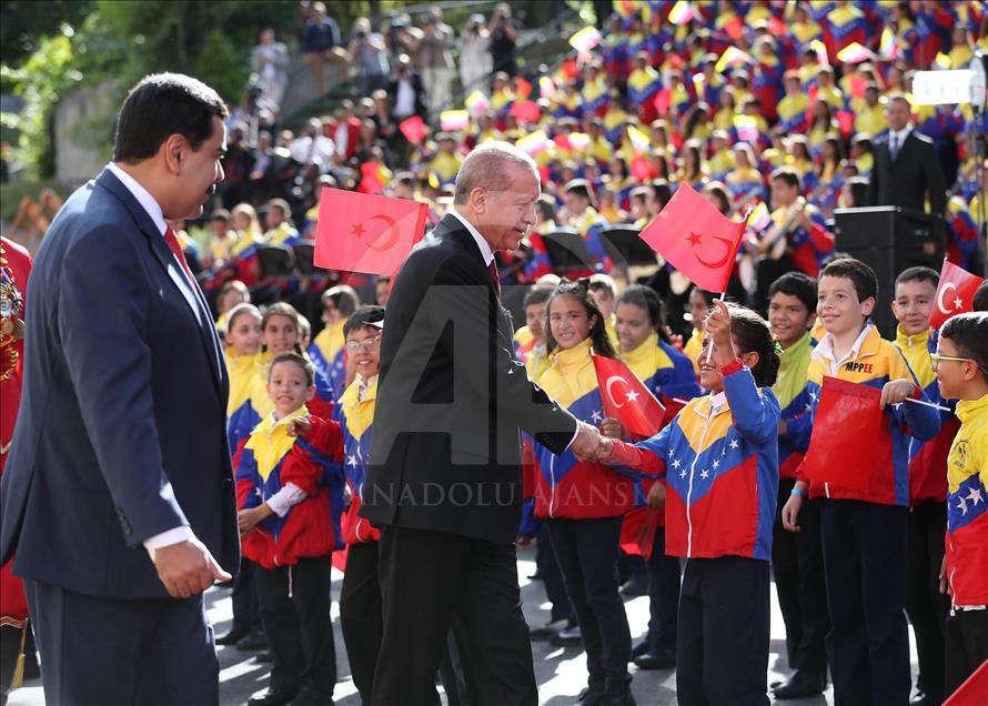 Cumhurbaşkanı Erdoğan Venezuela’da