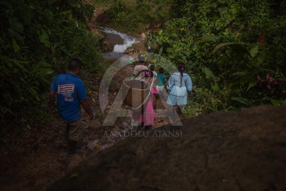 Indígenas embera en el departamento de Risaralda