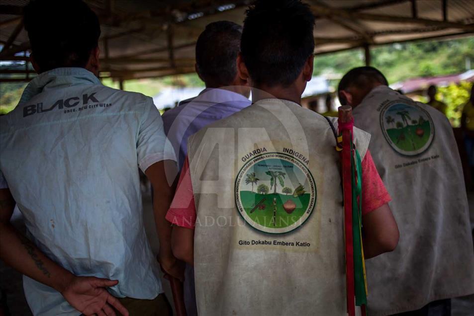 Indígenas embera en el departamento de Risaralda