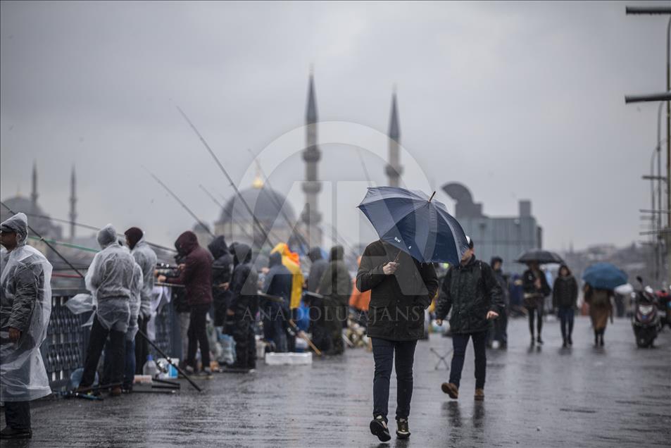 İstanbul'da yağmur