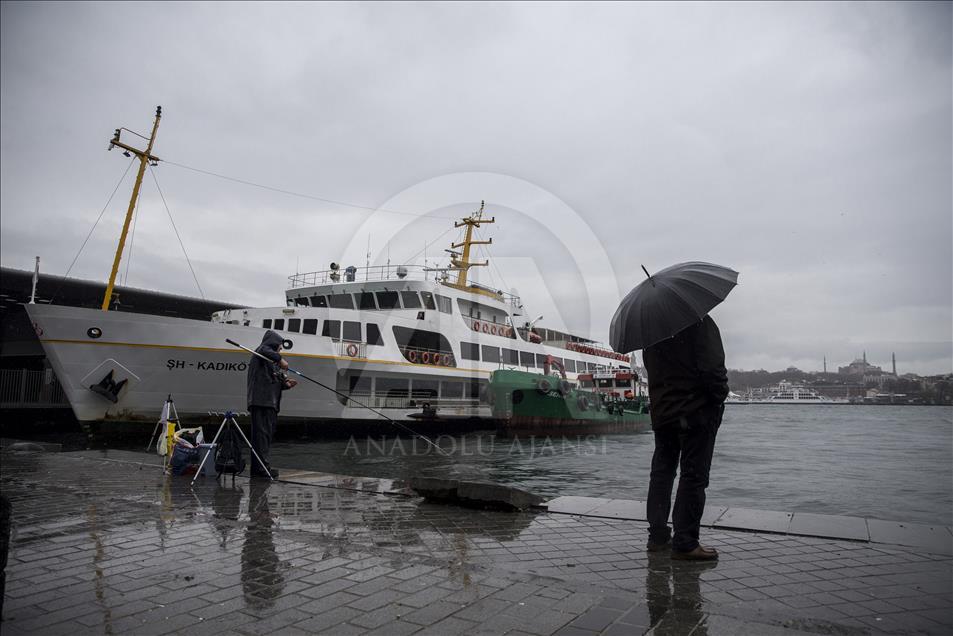 İstanbul'da yağmur