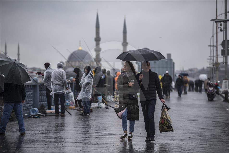 İstanbul'da yağmur