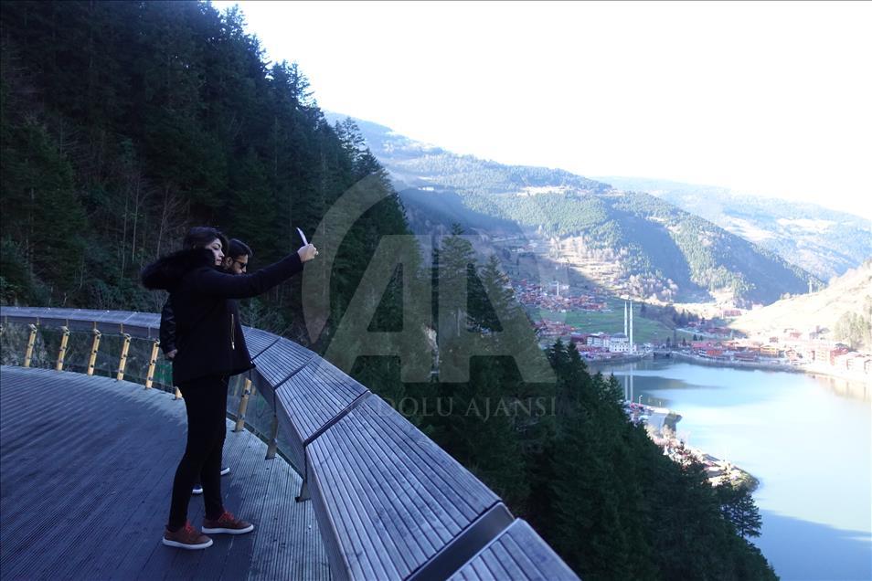 Uzungöl'ün gecesi de ayrı bir güzel