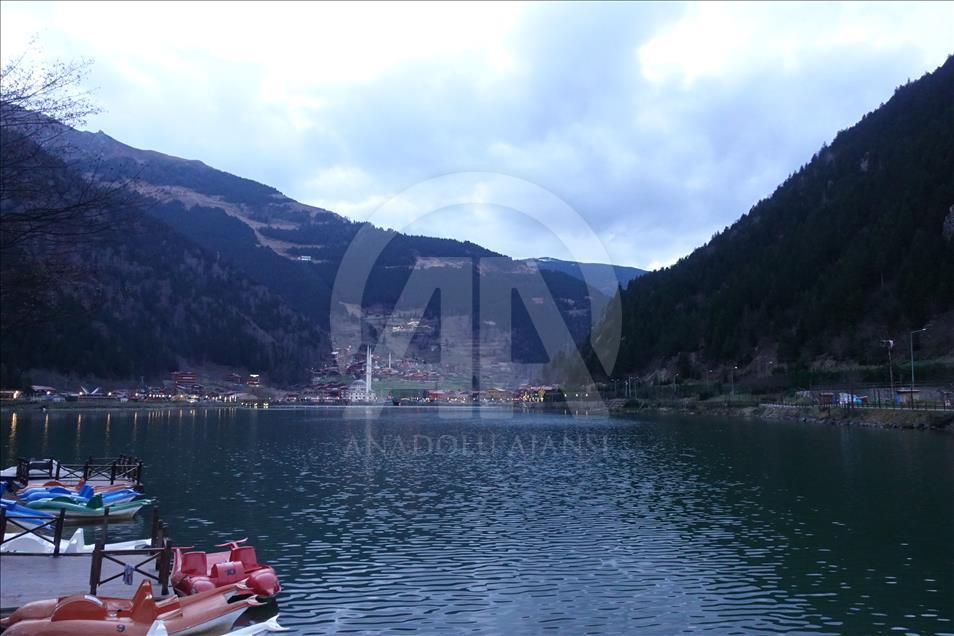 Uzungöl'ün gecesi de ayrı bir güzel