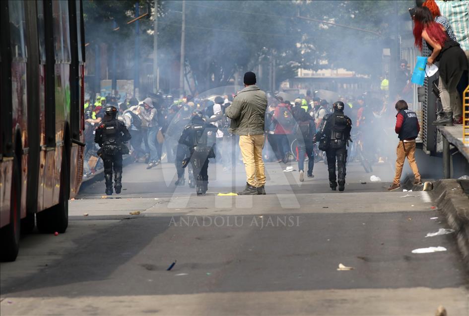Kolombiya'da öğrenci protestoları