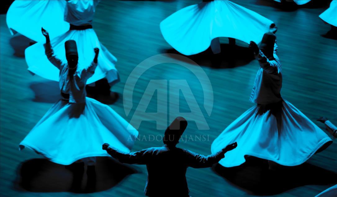 Whirling Dervishes keeping alive Rumi's ''Come'' invitation