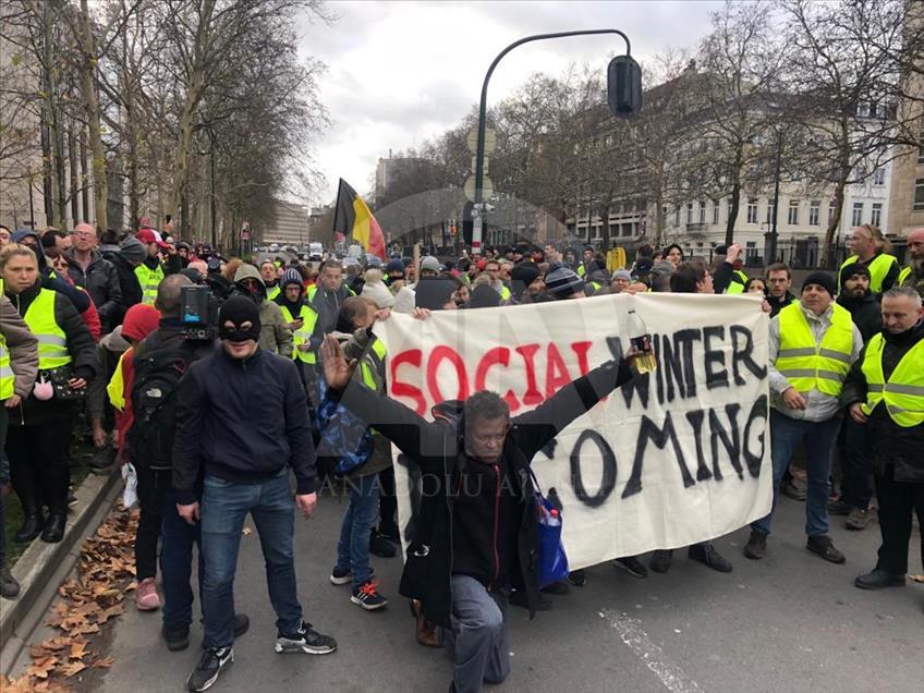 Започна протестот во Белгија: Опсежни безбедносни мерки, приведени се 50 лица
