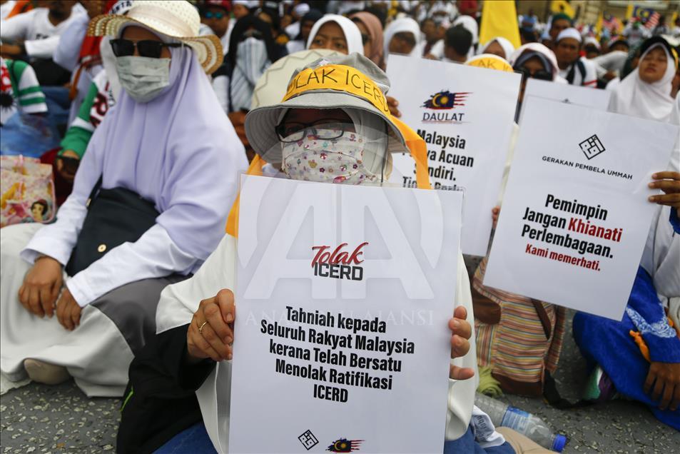 Malaysian Anti Icerd Rally