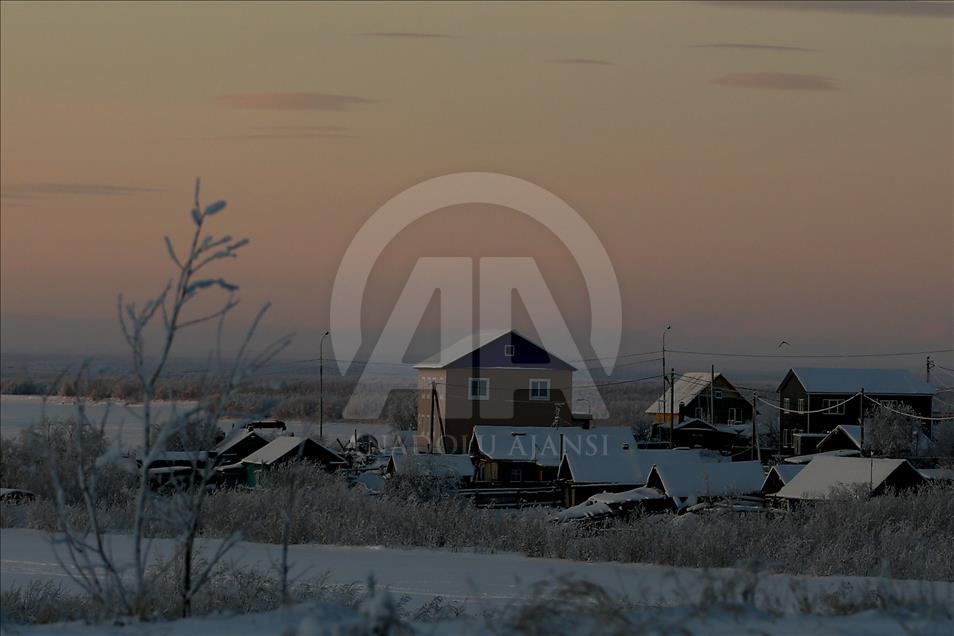Rusya'nın Yamal-Nenets Özerk Bölgesi'ne bağlı Salekhard kenti