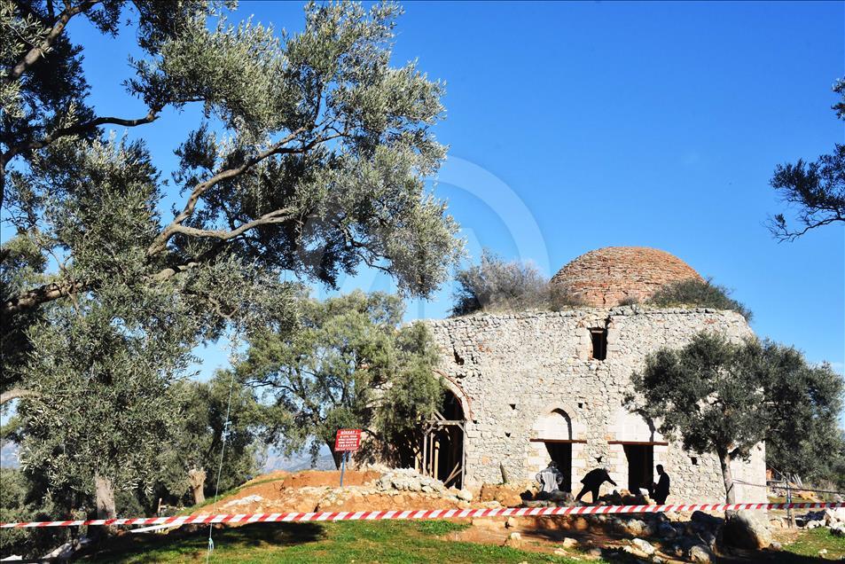 Antik kentteki Yelli Camisi 500 yıl sonra ibadete açılıyor