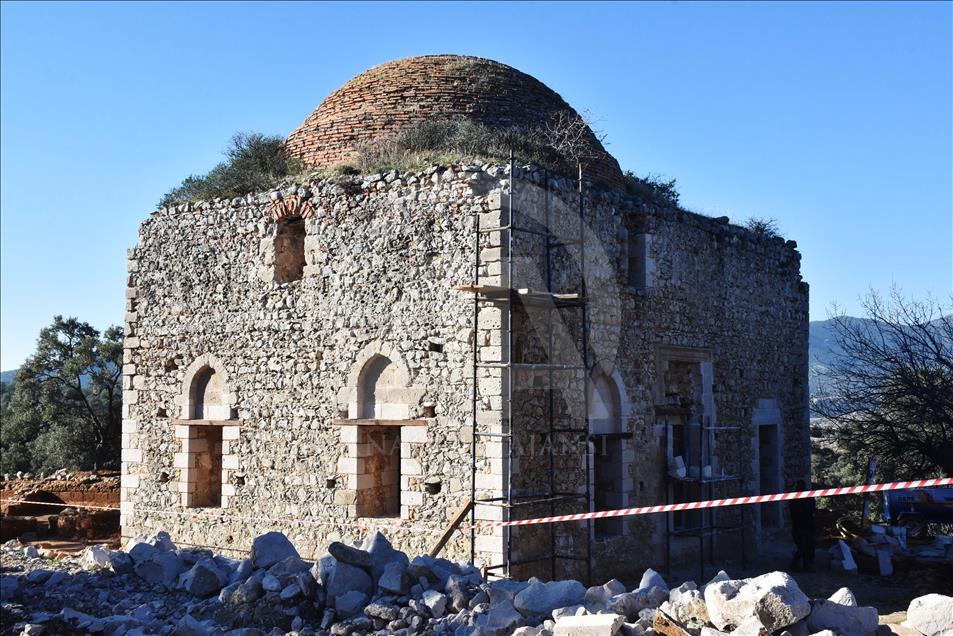 Antik kentteki Yelli Camisi 500 yıl sonra ibadete açılıyor