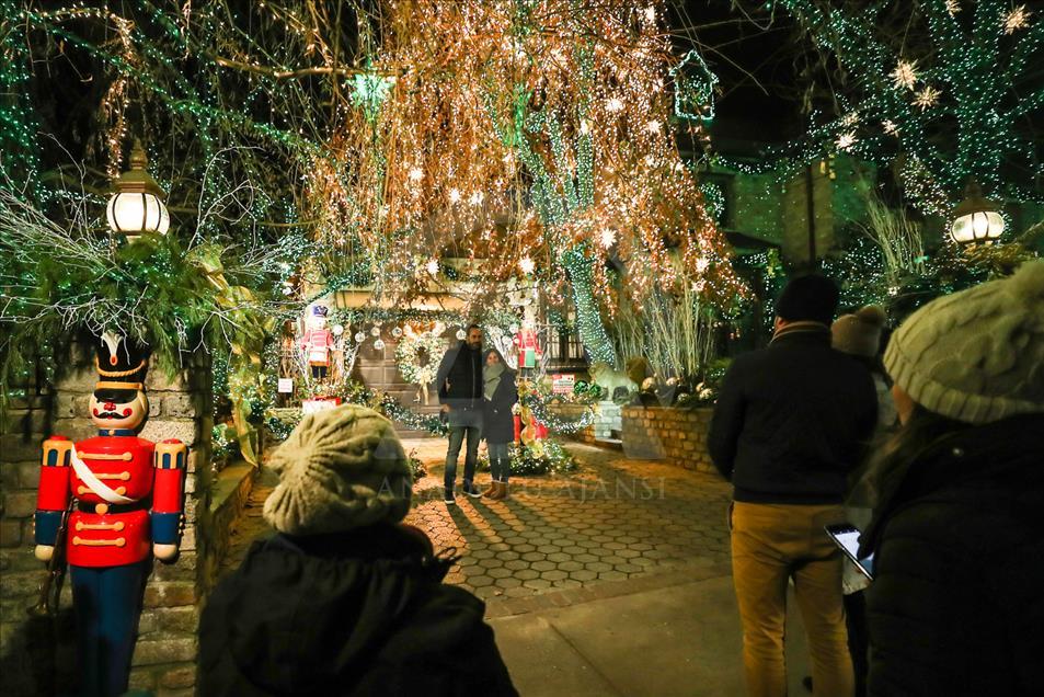 Luces de navidad en Dyker Heights, Brooklyn