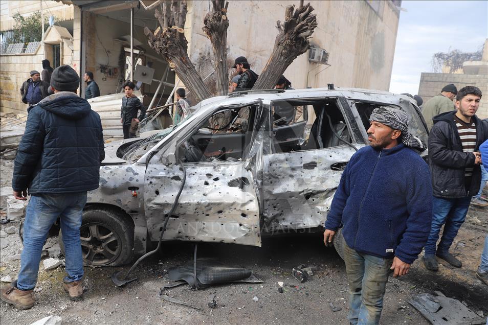 Azez'de bomba yüklü araç saldırısı