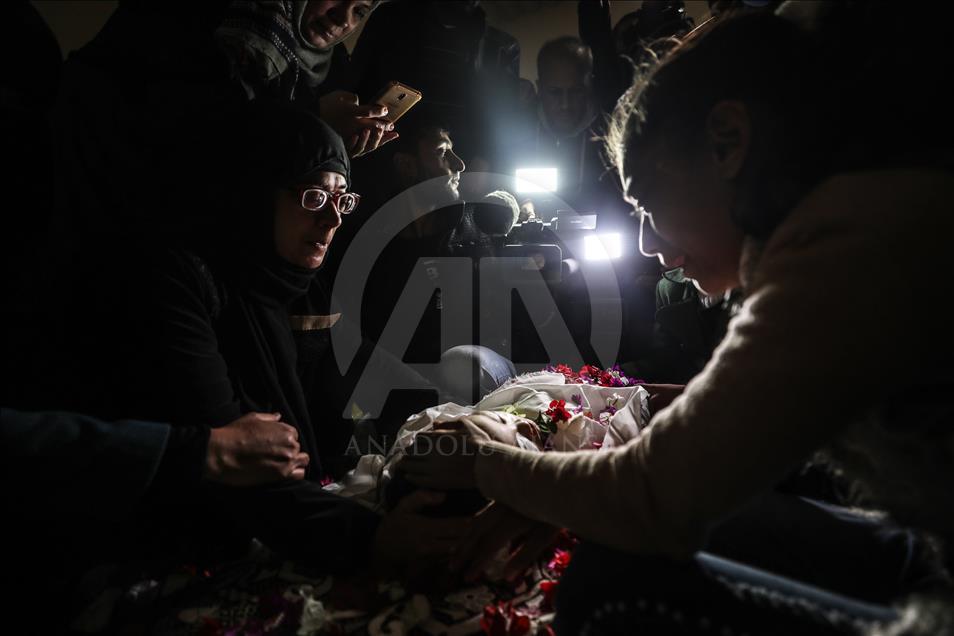 Gazze şehidini uğurluyor