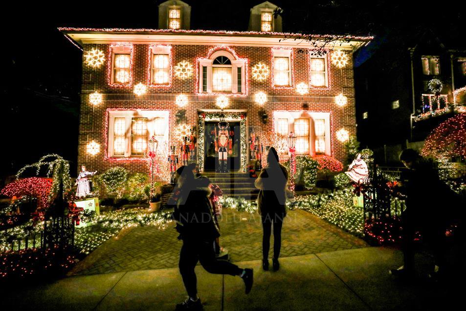 Luces de navidad en Dyker Heights, Brooklyn