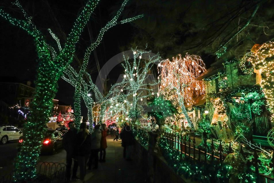 Luces de navidad en Dyker Heights, Brooklyn