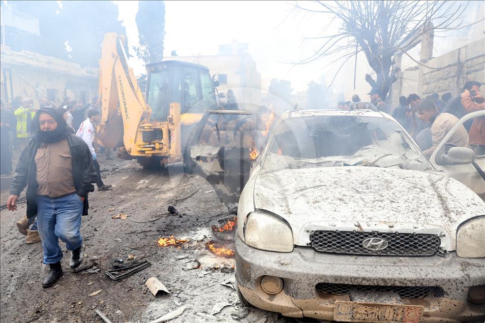 Syrie : Explosion d'une voiture piégée à Azaz, plusieurs blessés