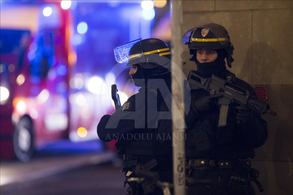 Fransa'da Strazburg şehir merkezindeki silah sesleri