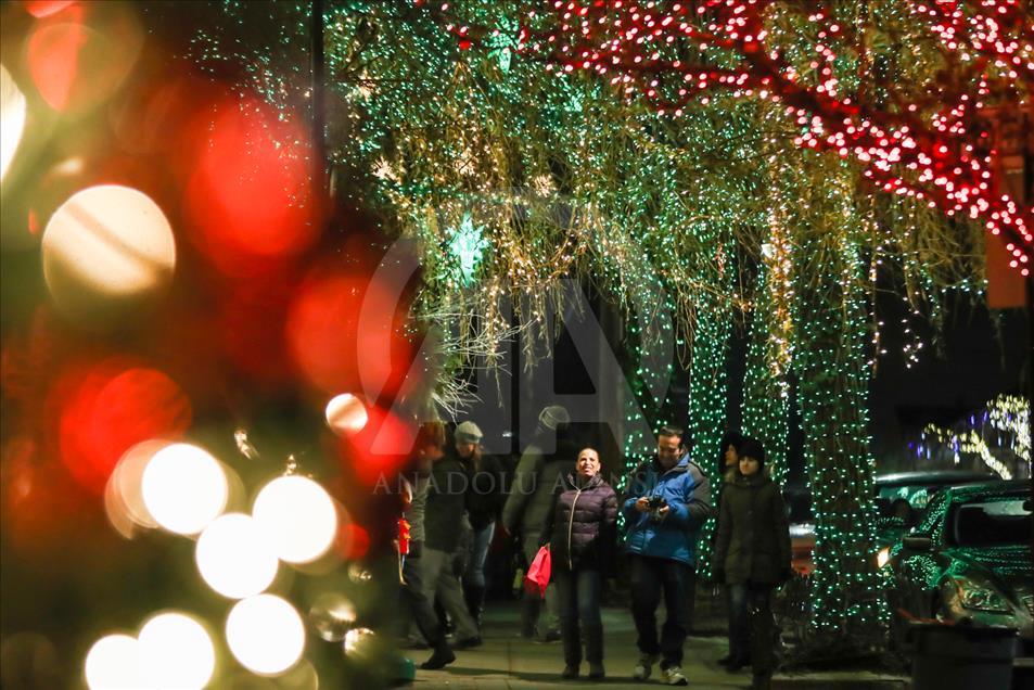 Luces de navidad en Dyker Heights, Brooklyn