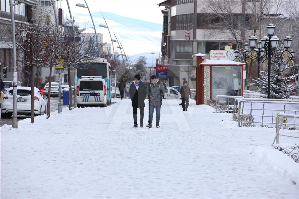 Erzurum'da kış