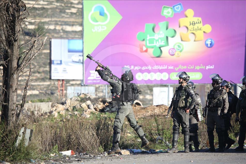 İsrail güçlerinden Batı Şeria'daki gösterilere müdahale